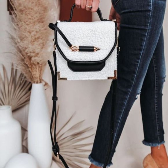 Vici Handbags - Sherpa Crossbody